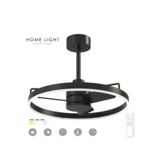 HOME LIGHT FD210 Breeze Plafonski ventilator crni HOME LIGHT FD210 Breeze Plafonski ventilator crni