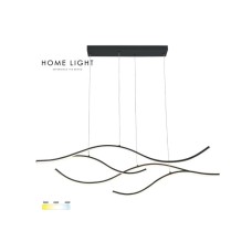 HOME LIGHT Solea 141 LED luster crni