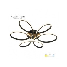 HOME LIGHT Solea 164 CCT LED plafonjera crna