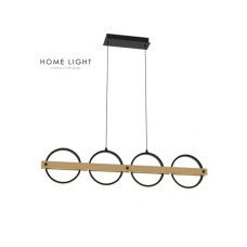 HOME LIGHT SOLEA 3 LUSTER 36W 3000/4000/6000K CRNA/DRVO HOME LIGHT SOLEA 3 LUSTER 36W 3000/4000/6000K CRNA/DRVO