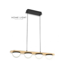 HOME LIGHT SOLEA 6 LUSTER 28W 3000/4000/6000K CRNA/DRVO