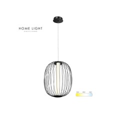 HOME LIGHT Solea 67 CCT LED visilica crna
