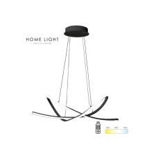 HOME LIGHT Solea 90 LED luster crni