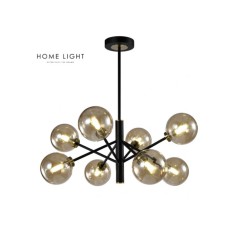 HOME LIGHT TALIA 8 LUSTER 8*G9 CRNA/BAKAR HOME LIGHT TALIA 8 LUSTER 8*G9 CRNA/BAKAR