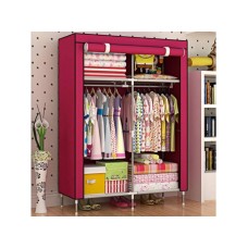 HOMEMATE Prenosivi garderober bordo boje 170*105*45