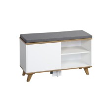 KESPER KSP15942 Cipelarnik sa jastukom za sedenje beli KESPER KSP15942 Cipelarnik sa jastukom za sedenje beli