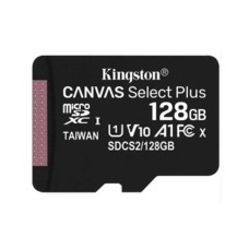 KINGSTON 128GB CANVAS PLUS V10 SDCS2/128GBSP Bez adaptera KINGSTON 128GB CANVAS PLUS V10 SDCS2/128GBSP Bez adaptera