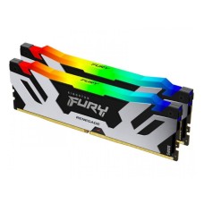 KINGSTON DIMM DDR5 32GB (2x16GB kit) 7600MT/s KF576C38RSAK2-32 FURY Renegade Silver RGB XMP KINGSTON DIMM DDR5 32GB (2x16GB kit) 7600MT/s KF576C38RSAK2-32 FURY Renegade Silver RGB XMP