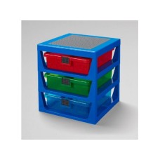 LEGO POLICA SA 3 FIOKE I PODLOGOM ZA GRADNJU – PLAVA LEGO POLICA SA 3 FIOKE I PODLOGOM ZA GRADNJU – PLAVA