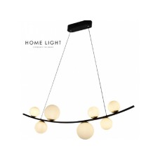 LUNA 252 VISILICA 7*E14 CRNA/ZLATO