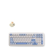 MCHOSE Bežična gaming tastatura K99 V3 Mehanička/Sky Blue/Icy Creamsicle Switch