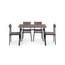 ModernHome Trpezarijski set Sto + 4 stolice Malmo ModernHome Trpezarijski set Sto + 4 stolice Malmo