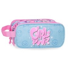 MOVOM MOVOM GIRL POWER prazna pernica sa 3 pregrade