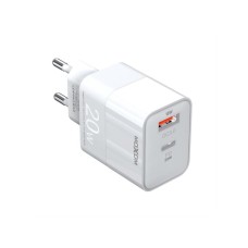 MOXOM MX-HC134 20W Type C na Type C punjač beli MOXOM MX-HC134 20W Type C na Type C punjač beli