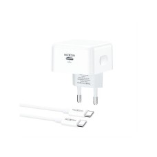 MOXOM MX-HC307 40W Type C na Type C punjač beli MOXOM MX-HC307 40W Type C na Type C punjač beli