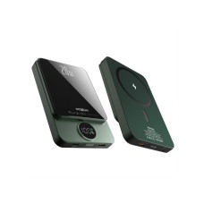 MOXOM MX-PB110 LED PD20W 5000mAh MagSafe Power Bank zeleni MOXOM MX-PB110 LED PD20W 5000mAh MagSafe Power Bank zeleni