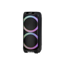 MS MOBILE Zvučnik bluetooth NDR-1312 (DSP) 80W 2*12 inča sa dva mikrofona crni
