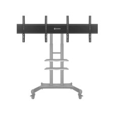 ONKRON Dual Screen VESA Panel Accessory for TS1881 Mobile TV Stand up to 90.9 kg, Black ONKRON Dual Screen VESA Panel Accessory for TS1881 Mobile TV Stand up to 90.9 kg, Black