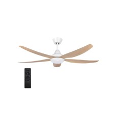 PROSTO Beli plafonski ventilator 142cm, 5 elisa, LED CFB5605L-5/50WH PROSTO Beli plafonski ventilator 142cm, 5 elisa, LED CFB5605L-5/50WH