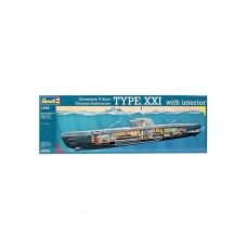 REVELL Maketa U-Boat XXI Typeb W.Interieur 150 RV05078/150 REVELL Maketa U-Boat XXI Typeb W.Interieur 150 RV05078/150