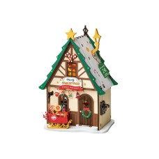 Robotime Twinkling Christmas House, drvena maketa