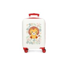 ROLL ROAD HAPPY PETS dečiji kofer 55 cm – bela/crvena ROLL ROAD HAPPY PETS dečiji kofer 55 cm – bela/crvena