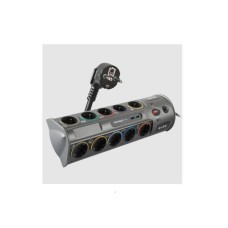 S-LINK Kabl surge PRZ01 10xšuko/2xUSB/3m