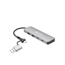 Sandberg 136-64 USB-C/A to 2xUSB-A+2xUSB-C Hub Sandberg 136-64 USB-C/A to 2xUSB-A+2xUSB-C Hub
