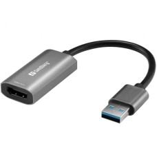 Sandberg Adapter Capture HDMI/F - USB/M 3.0 134-19 Sandberg Adapter Capture HDMI/F - USB/M 3.0 134-19