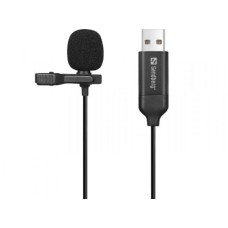 Sandberg USB streamer mikrofon Clip 126-40 Sandberg USB streamer mikrofon Clip 126-40