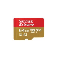 SANDISK 64GB Extreme (SDSQXAH-064G-GN6MA) memorijska kartica sa adapterom SANDISK 64GB Extreme (SDSQXAH-064G-GN6MA) memorijska kartica sa adapterom