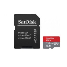 SANDISK Memorijska kartica Ultra microSD 128GB + adapter SANDISK Memorijska kartica Ultra microSD 128GB + adapter