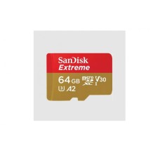 SANDISK SDXC 64GB Extreme micro 170MB/s UHS-I Class10 U3 V30+ Adapter SANDISK SDXC 64GB Extreme micro 170MB/s UHS-I Class10 U3 V30+ Adapter