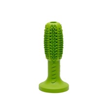 Savacoop Igračka za psa - gumena četkica za zube 6,5x14cm - zelena