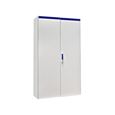 SCHRACK Samostojeći orman, 2-vrata, 2000x1200x400mm, RAL 7035