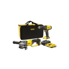 STANLEY Fatmax aku bušilica i aku ugaona brusilica 18V 2 x 2.0Ah set SFMCK471D2S-QW STANLEY Fatmax aku bušilica i aku ugaona brusilica 18V 2 x 2.0Ah set SFMCK471D2S-QW