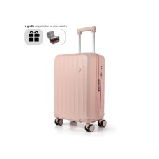 TRIPMATES Ručni kofer (kabinski) 55 cm + gratis organizator za dokumenta - Roza TRIPMATES Ručni kofer (kabinski) 55 cm + gratis organizator za dokumenta - Roza
