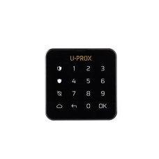 U-PROX Tastatura osetljiva na dodir od kaljenog stakla crna U-PROX Tastatura osetljiva na dodir od kaljenog stakla crna