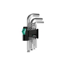 WERA Set inbus ključeva sa glavom 1.5-10mm 9/1 WERA Set inbus ključeva sa glavom 1.5-10mm 9/1