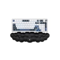 WHITE SHARK WS KP 011 CUMULUS Black, Keyboard Wrist Rest WHITE SHARK WS KP 011 CUMULUS Black, Keyboard Wrist Rest