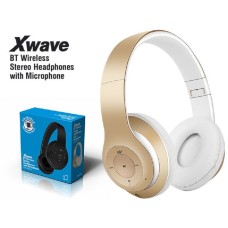 Xwave BT stereo slušalice sa mikrofonom v4.2,FM,microSD,Baterija 200mAh,8-9h razgovor,10m udaljenost,Zlatna Xwave BT stereo slušalice sa mikrofonom v4.2,FM,microSD,Baterija 200mAh,8-9h razgovor,10m udaljenost,Zlatna