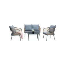ZenGarden Baštenska garnitura Dali ratan braon ZG 031221B