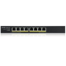 Zyxel GS1915-8EP,PoE 8portGbESmart Switch,60W 802.3at, desk