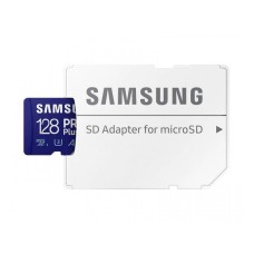 SAMSUNG PRO PLUS MicroSDXC 128GB U3 Blue + SDXC Adapter (MB-MD128SA)