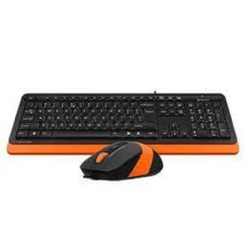 A4 TECH F1010 Fstyler USB US narandžasta tastatura + USB narandžasti miš TAS01073