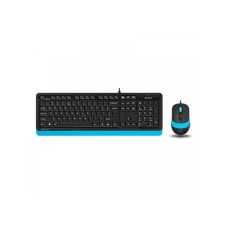 A4 TECH F1010 Fstyler USB US plava tastatura + USB plavi miš TAS01074