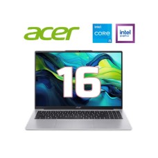 ACER Aspire Lite 16 AL16-52P (Light Silver) WUXGA IPS, i5-1334U, 16GB, 16GB, 512GB SSD (NX.J5SEX.001)