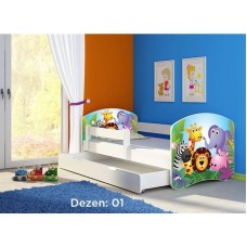 ACMA 2 Krevet za decu sa fiokom 140 x 70 cm
