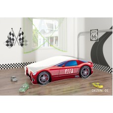 ACMA Krevet za decu Automobil 140 x 70 cm