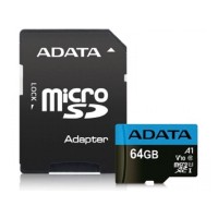 ADATA UHS-I MicroSDXC 64GB class 10 + adapter AUSDX64GUICL10A1-RA1 ADATA UHS-I MicroSDXC 64GB class 10 + adapter AUSDX64GUICL10A1-RA1